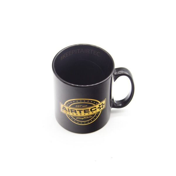 AIRTEC Motorsport Printed Mug (Black with Gold)