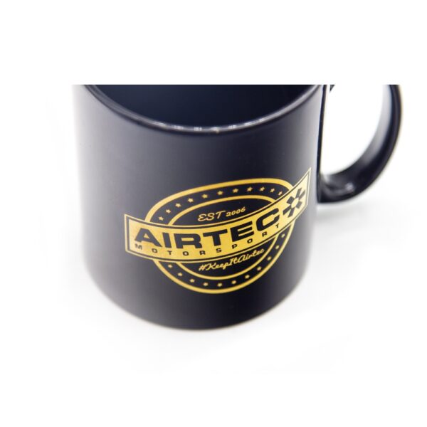 AIRTEC Motorsport Printed Mug (Black with Gold) - Image 2